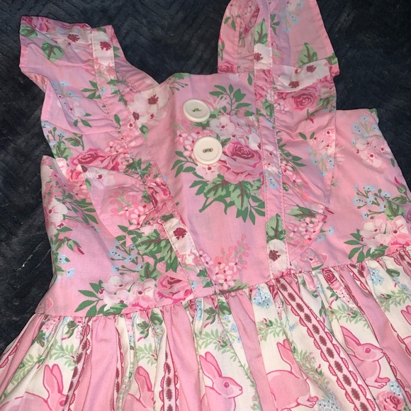 Eleanor Rose Garden Bunnies Dress - Picture 4 of 15